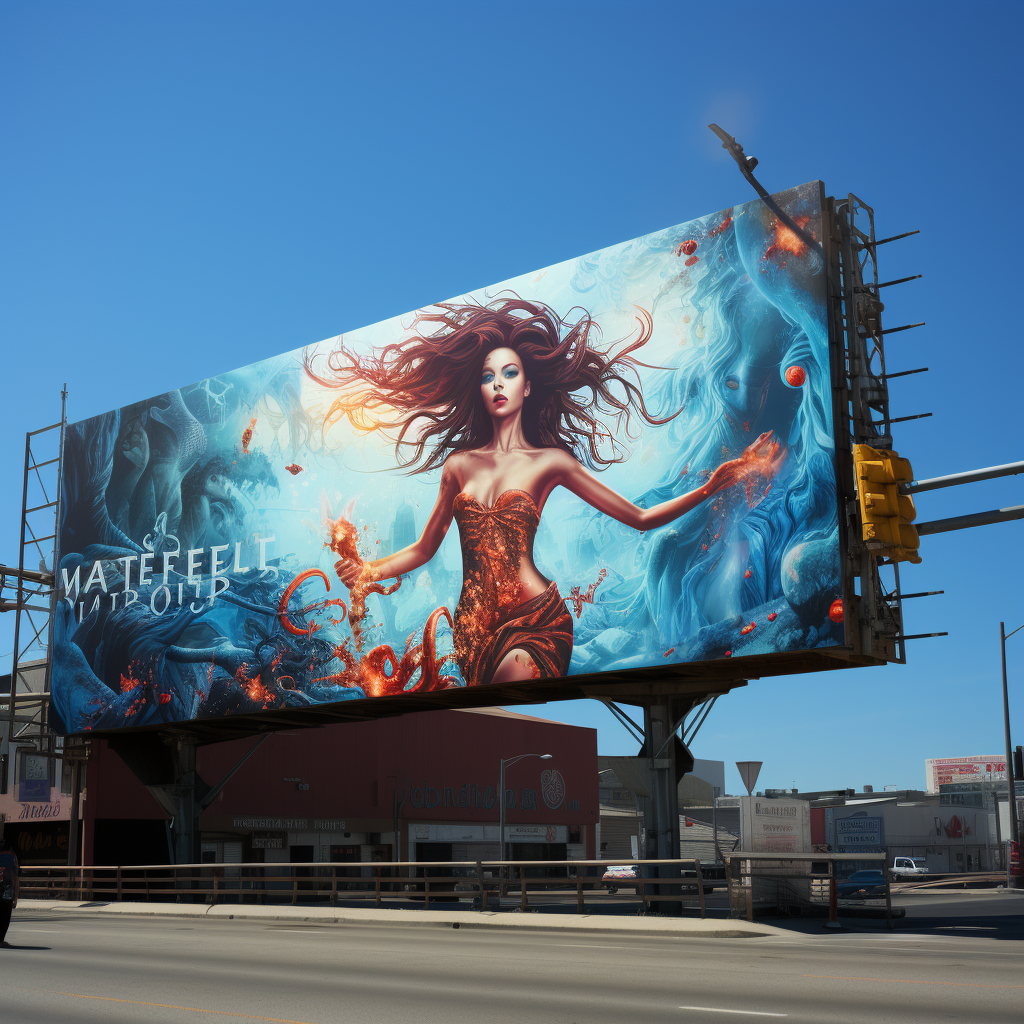 Enterable Billboard for Advertising