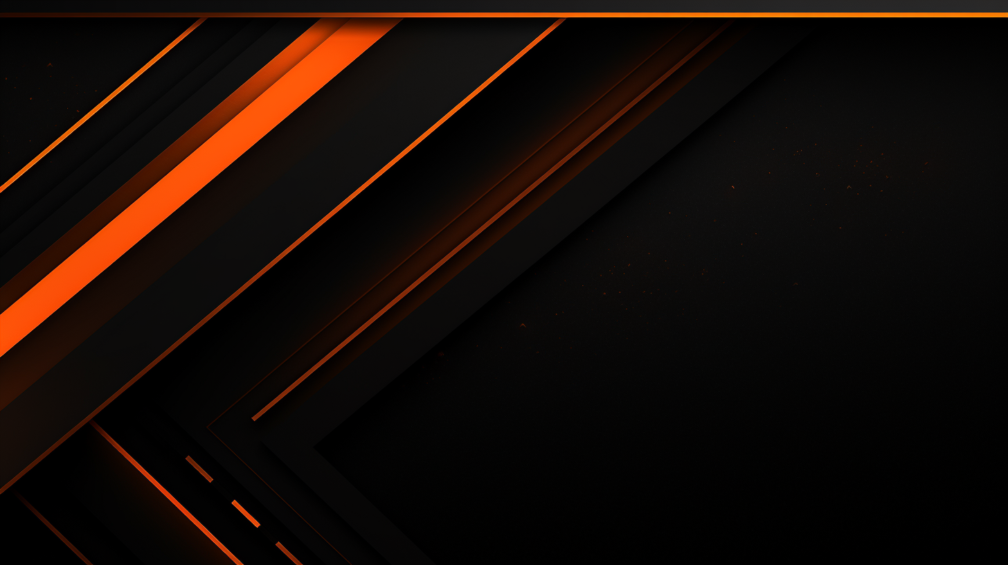 Black and Orange Background with Space for a Sentence