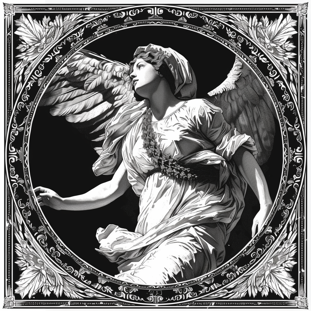 Nike Winged Goddess of Victory portrait