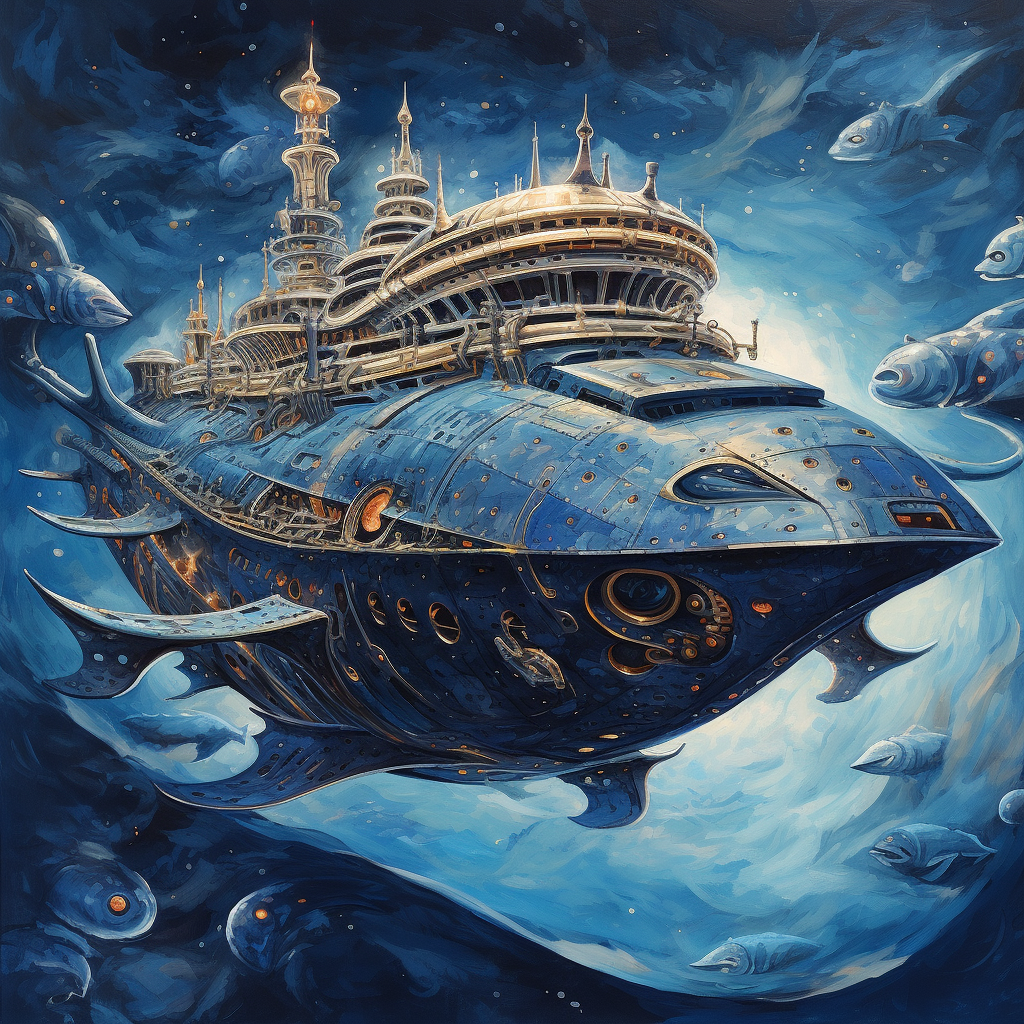 Starship chaos aboard The Blue Oyster