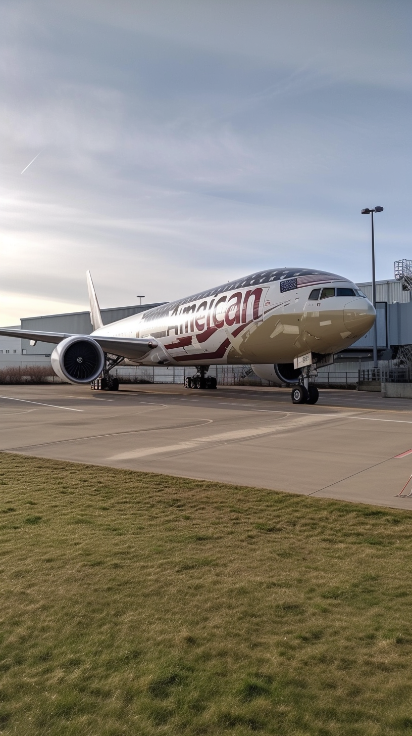 Boeing 777X American Eagle Paint Job