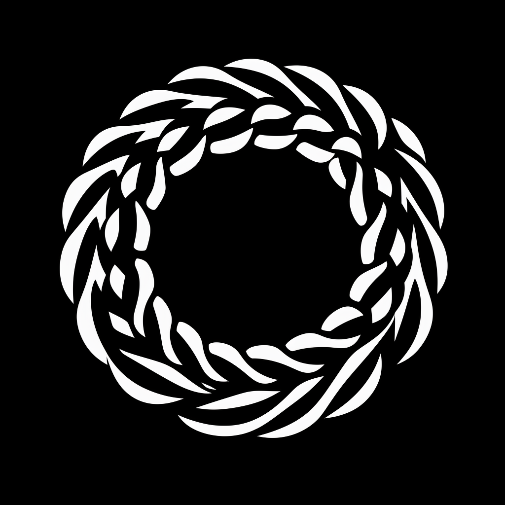 Braided Coiled Whip Icon Image