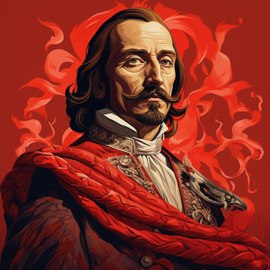 Cardinal Richelieu 3 Musketeers Snake Illustration