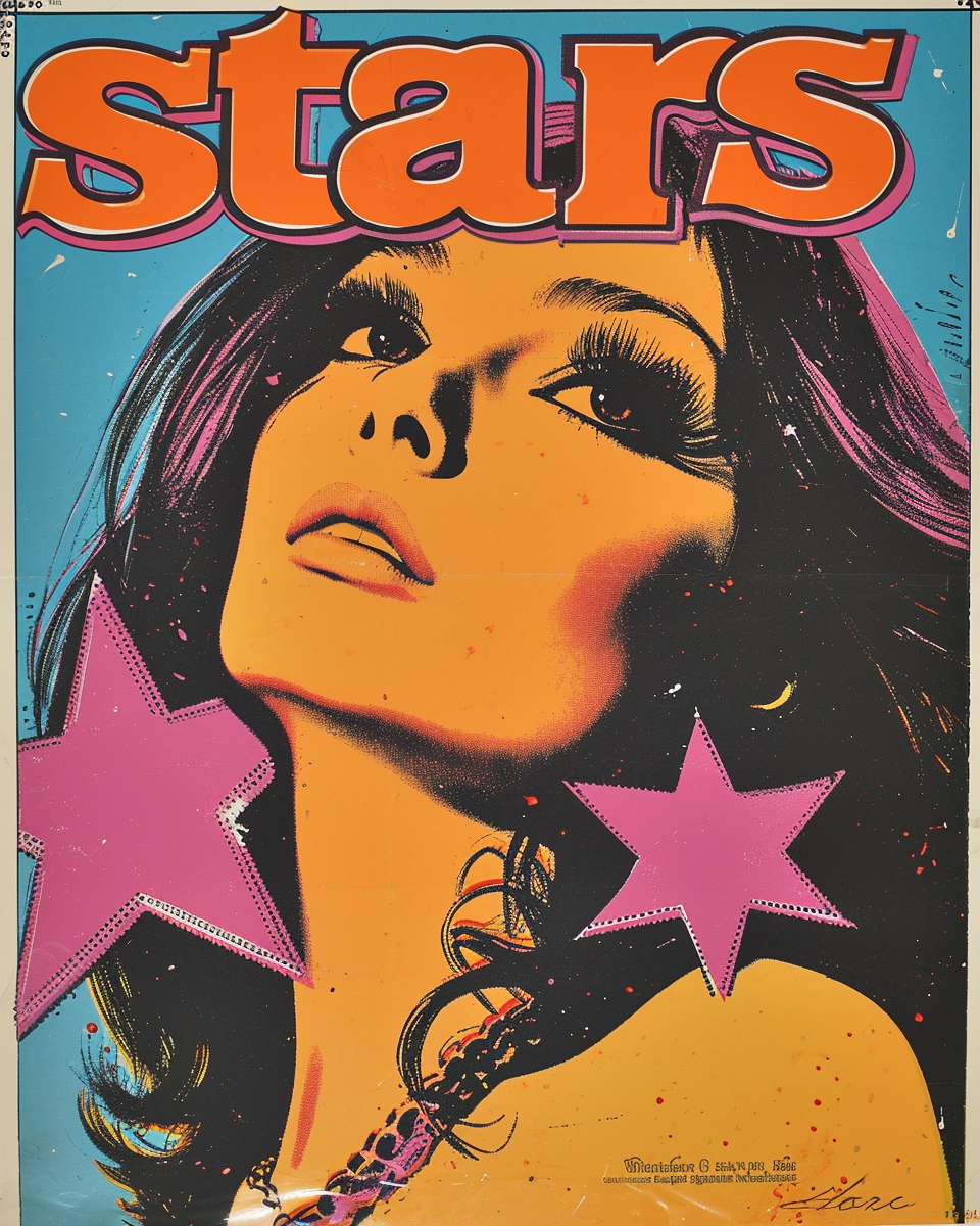 Poster featuring 70s carnival of the stars