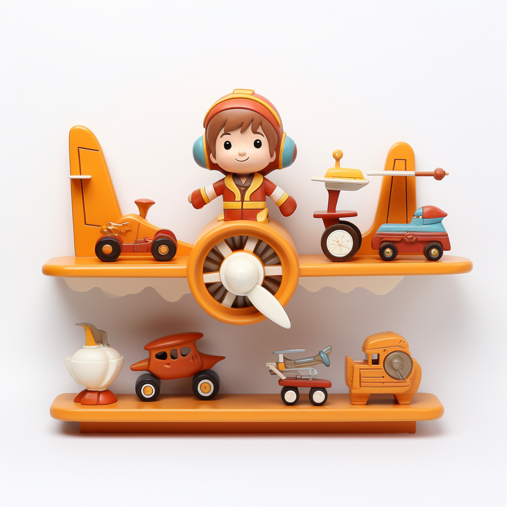 Cartoon anime cute shelf model planes