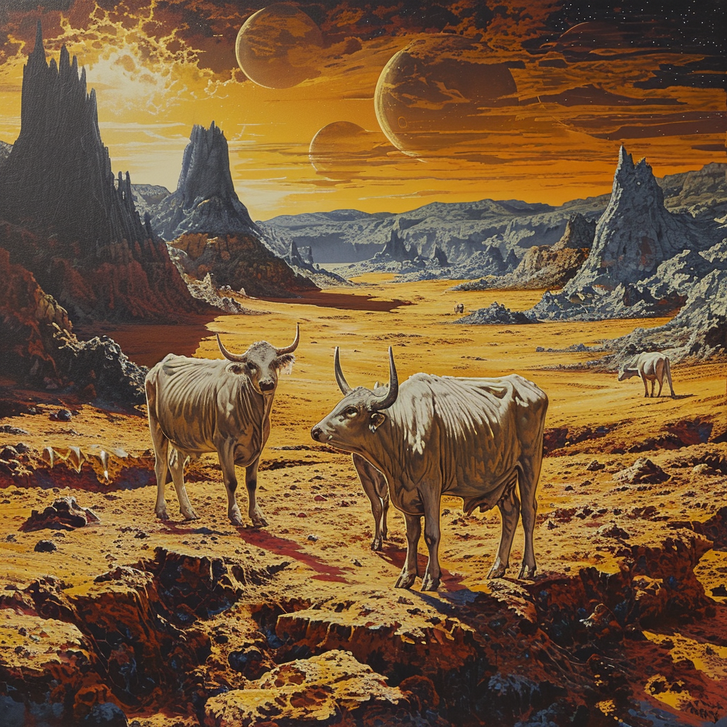 Cattle farm on Venus