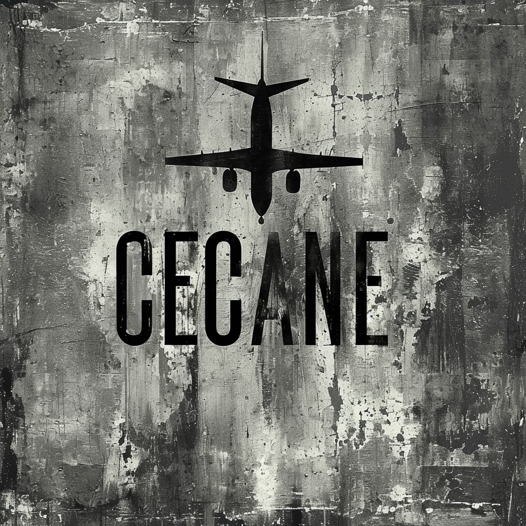 Cecane Logo in Black and White