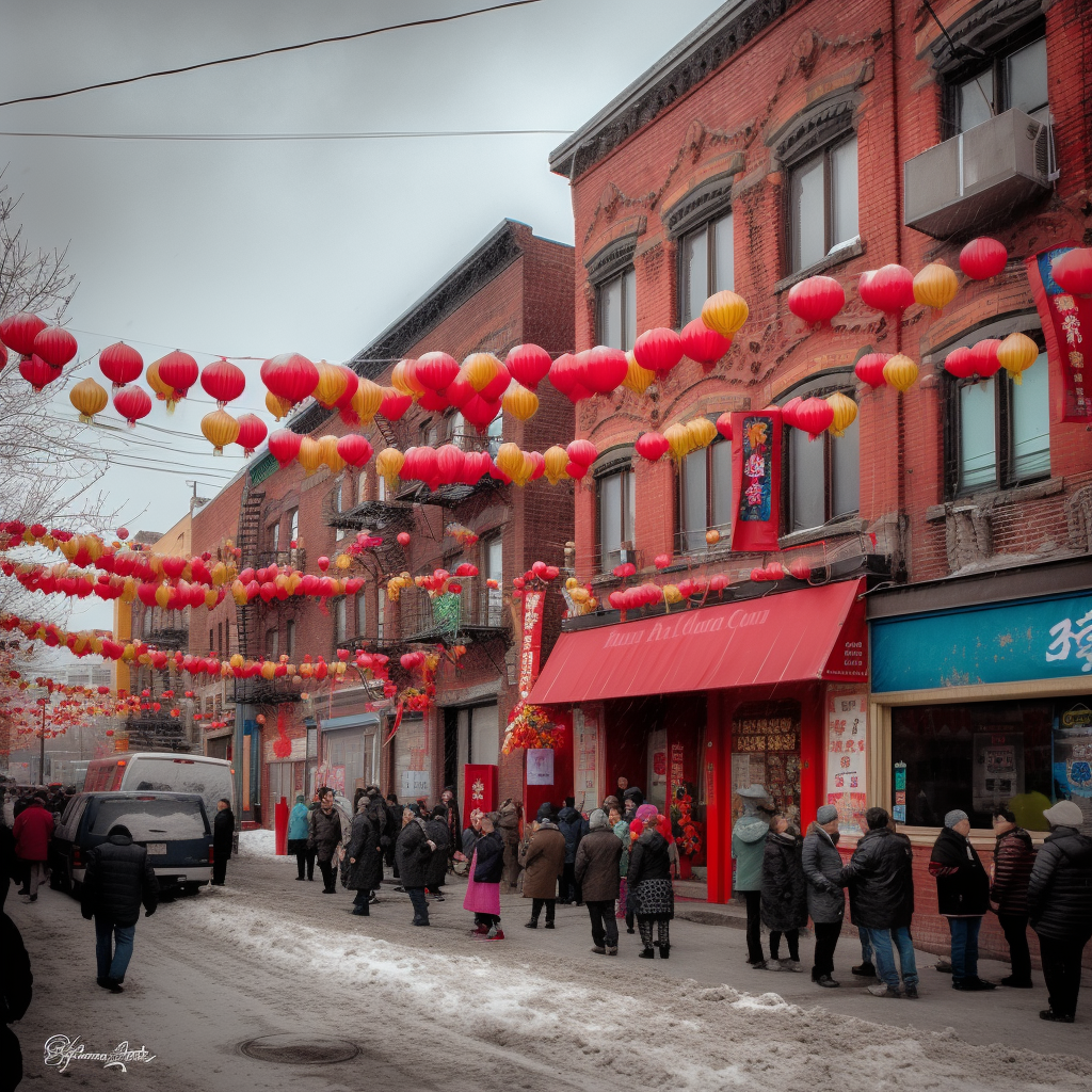 Celebration China New Year Toronto Chinatown