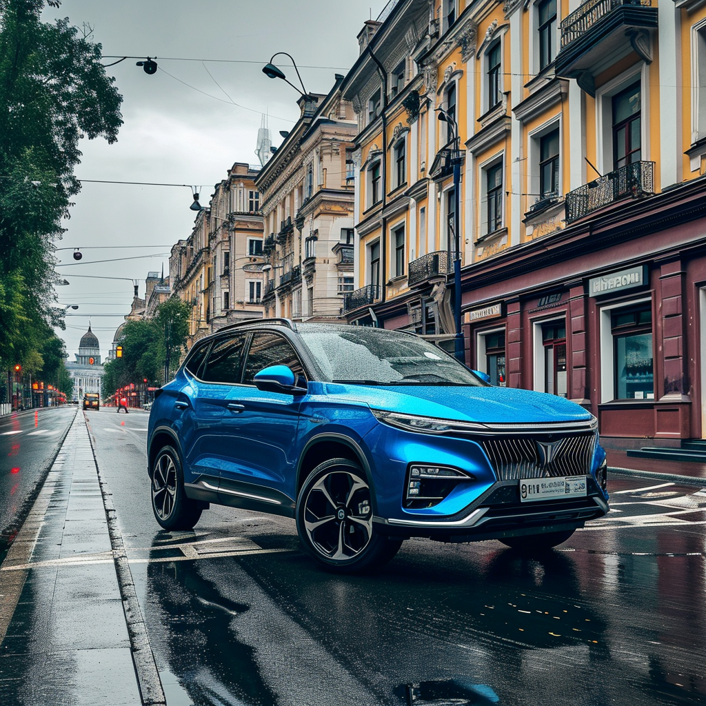 Changan CS35PLUS Car Moscow Street