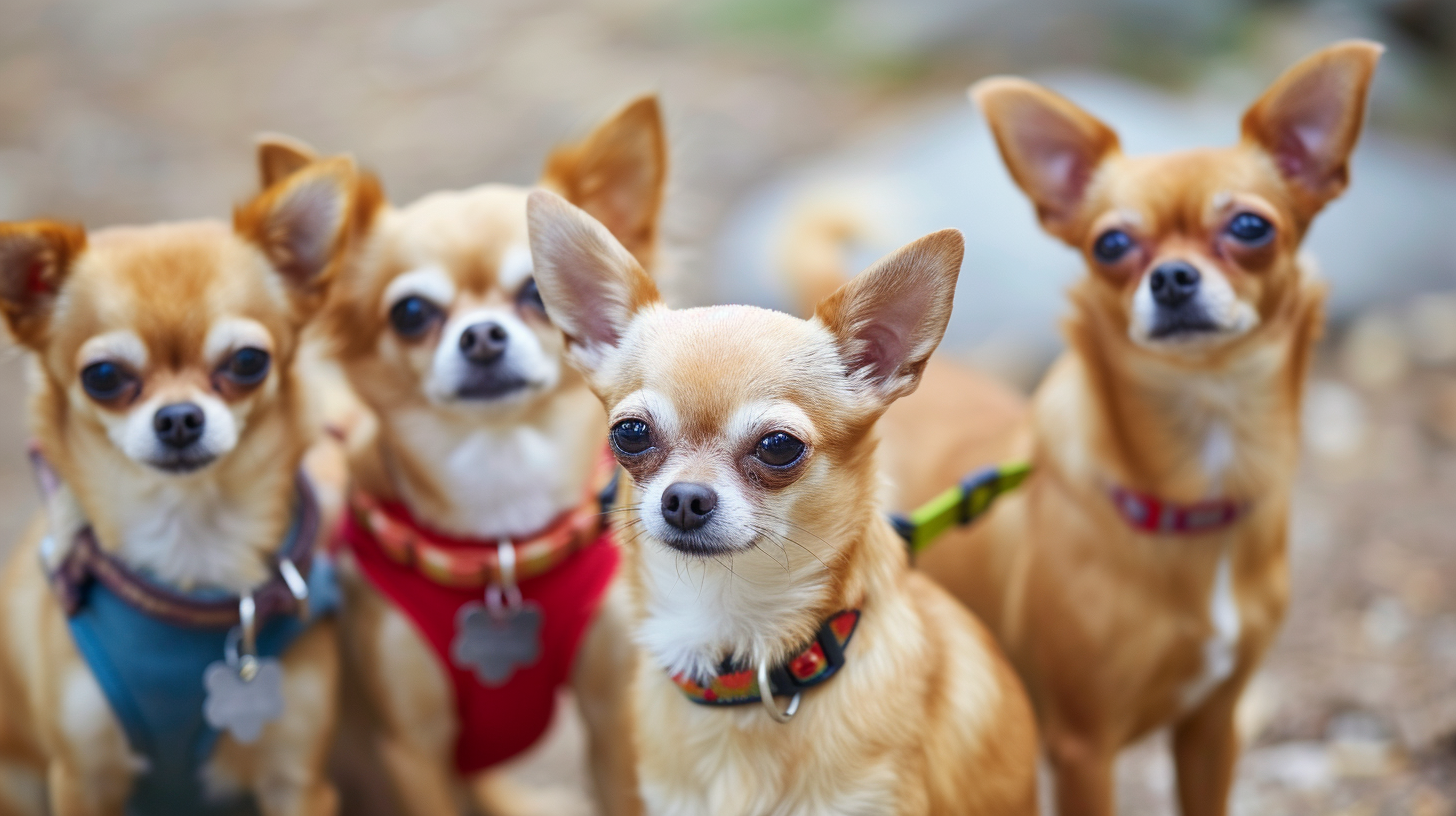 Chihuahua dog street gang