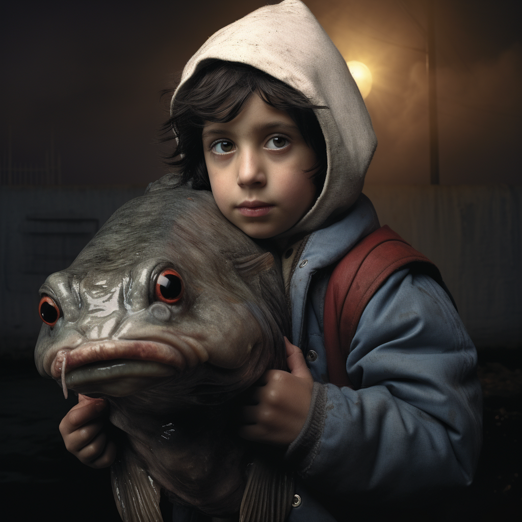 Child with Catfish Features Image