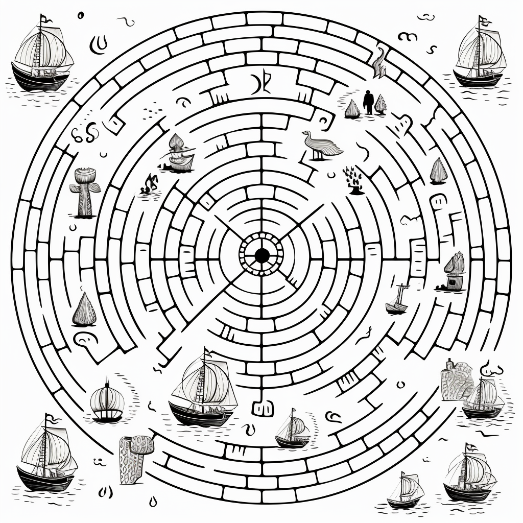 Educational Christopher Columbus Maze