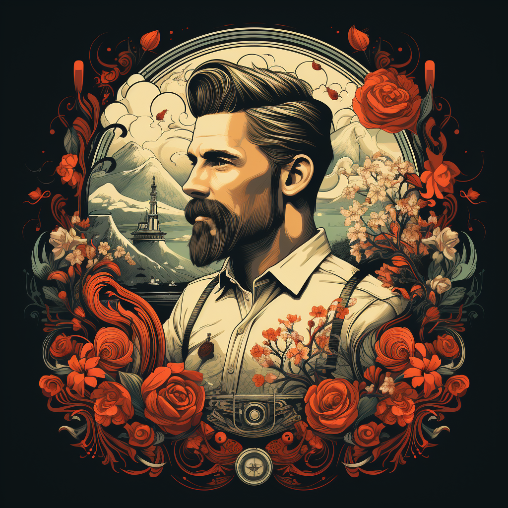 Barber shirt vector design