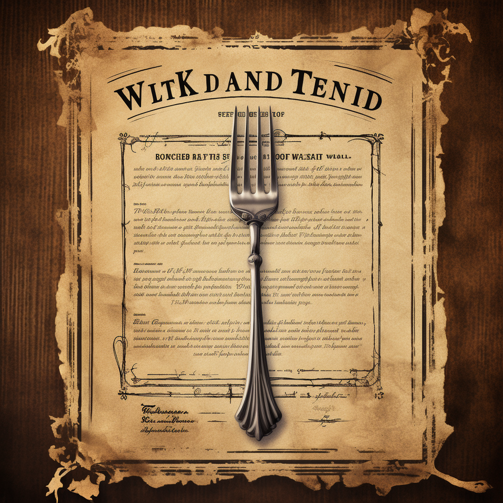 Wanted Poster Fork Image