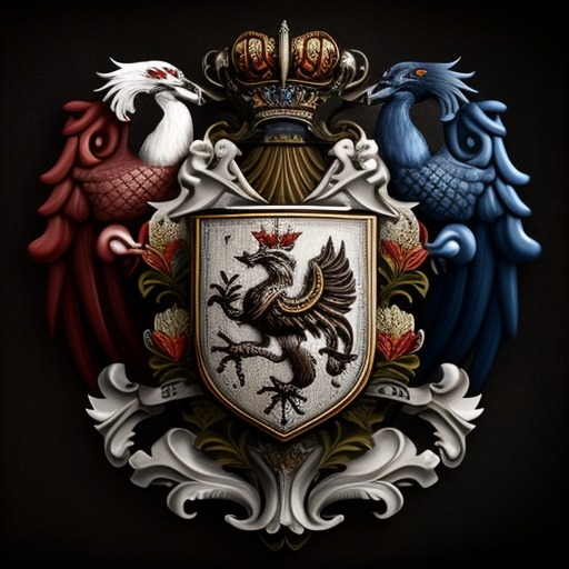 Fraternal Coat of Arms Painting