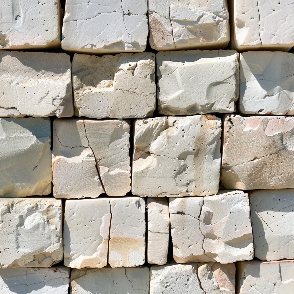 Colored White Bricks Texture