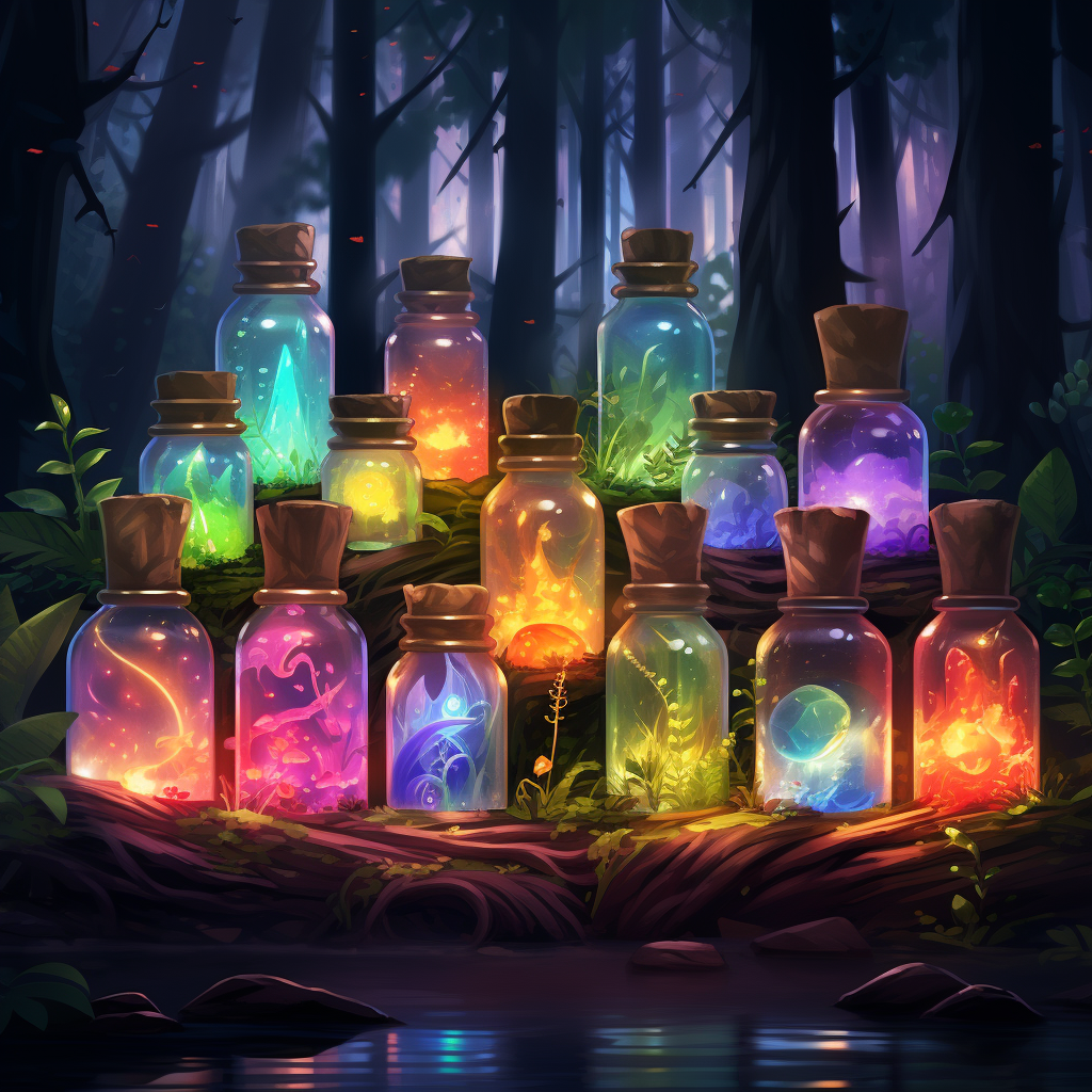 Colorful potions for content generation applications