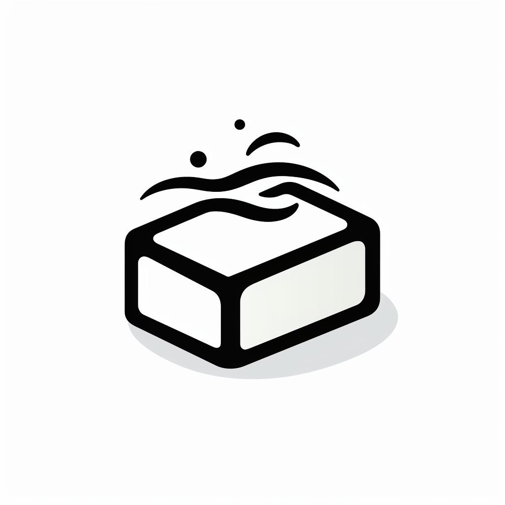 Minimalist Icon of Cheap Commercial Soap