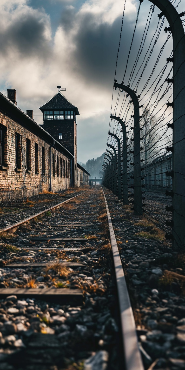 Image of concentration camp atrocities