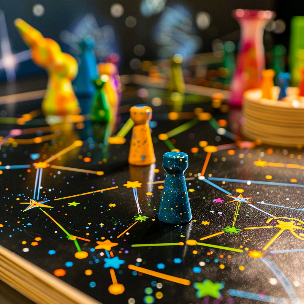 Constellation Board Game Illustration