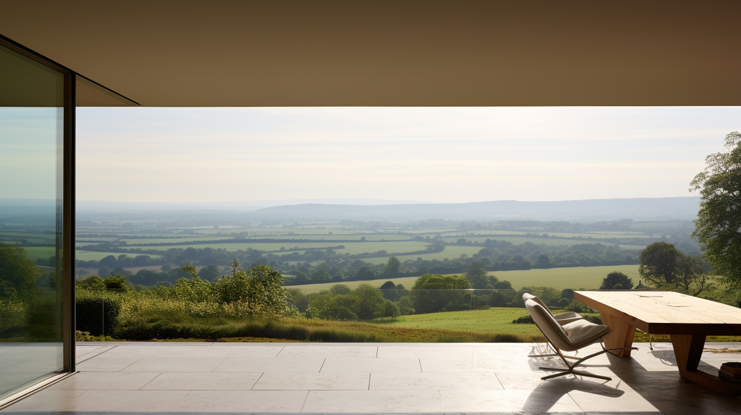 Stunning Balcony View of Contemporary Detached House