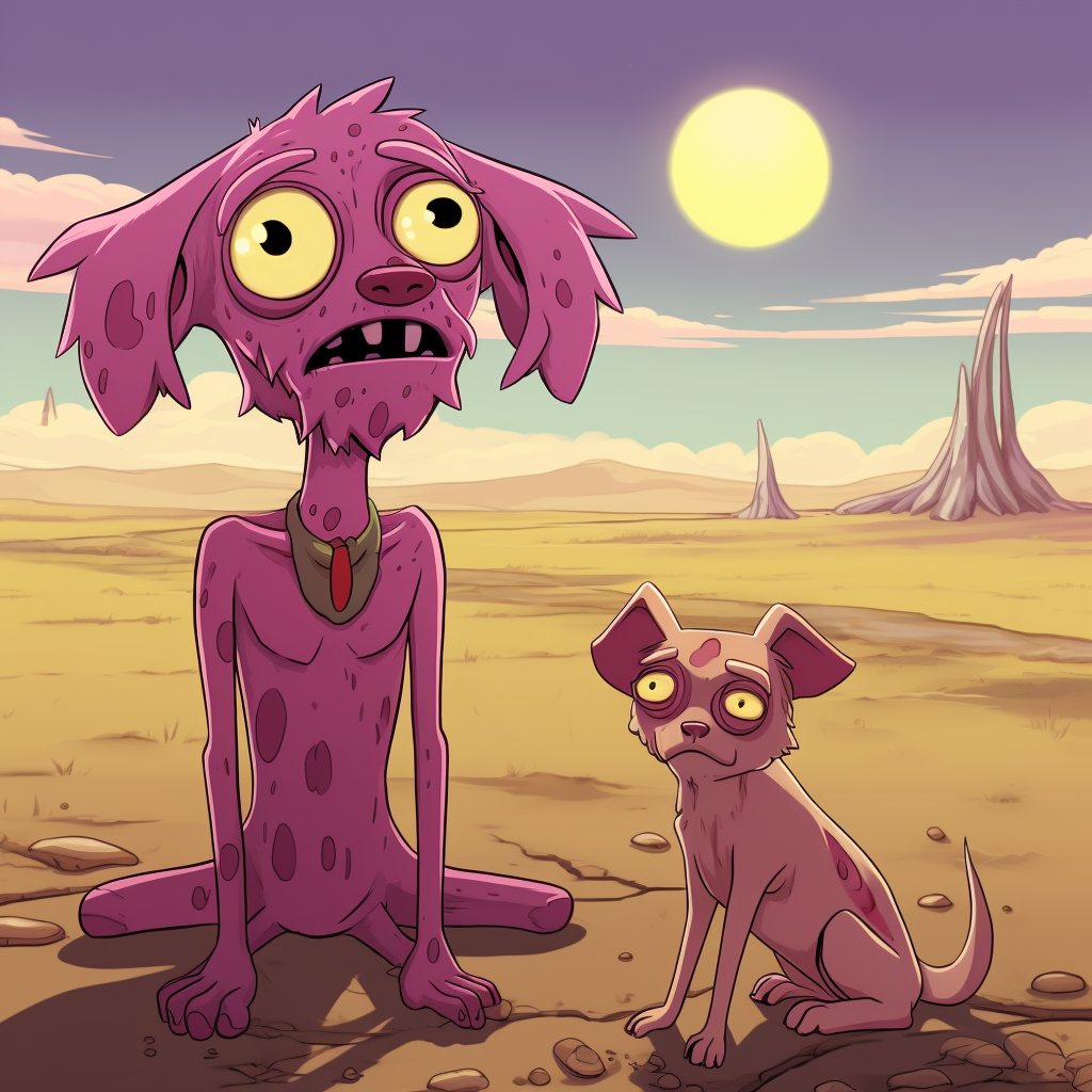 Courage the Cowardly Dog Anime Version