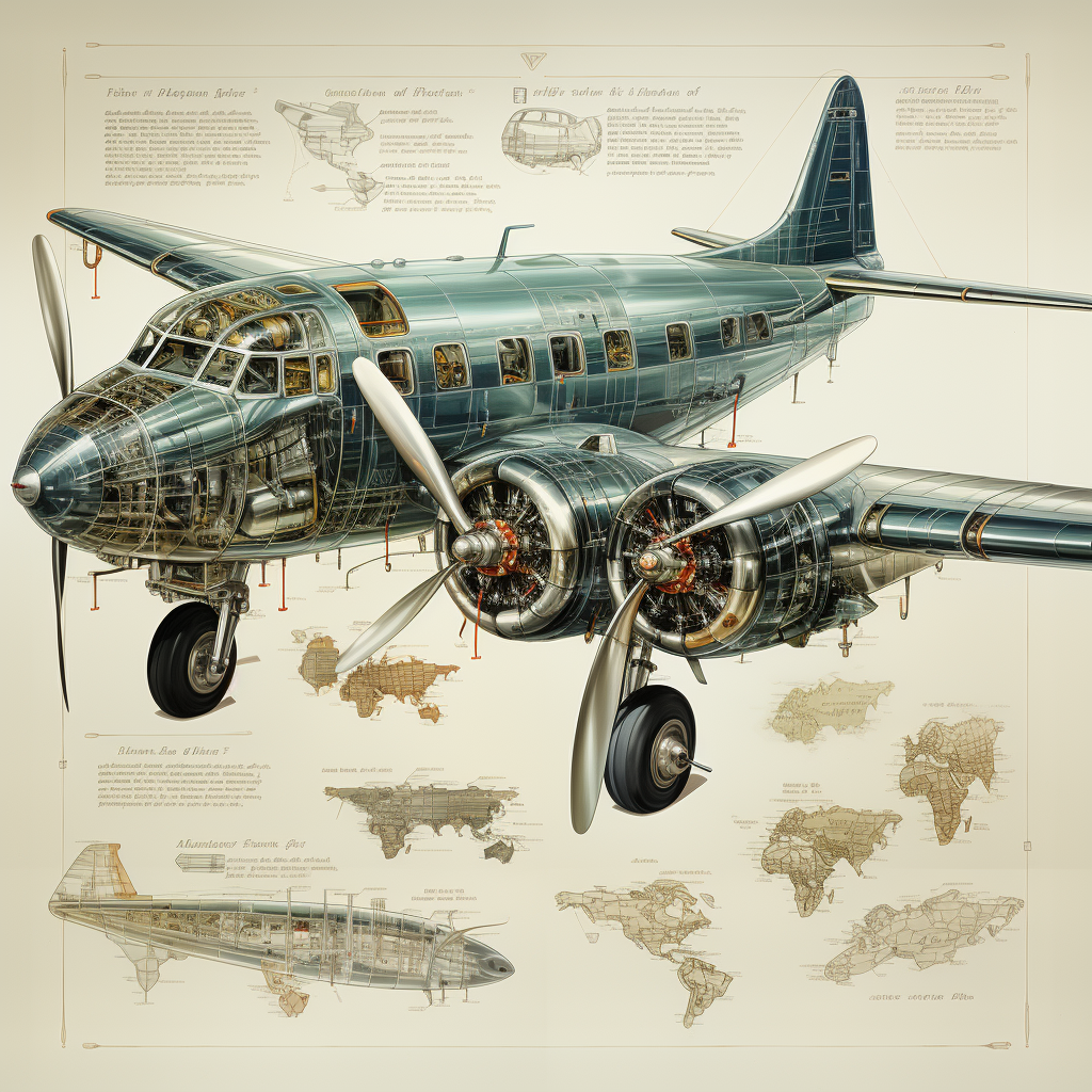 Crystal aircraft blueprint design