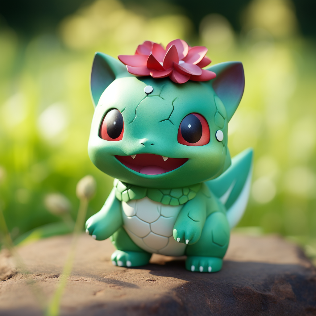 Cute Pet Chibi Bulbasaur in Real Life