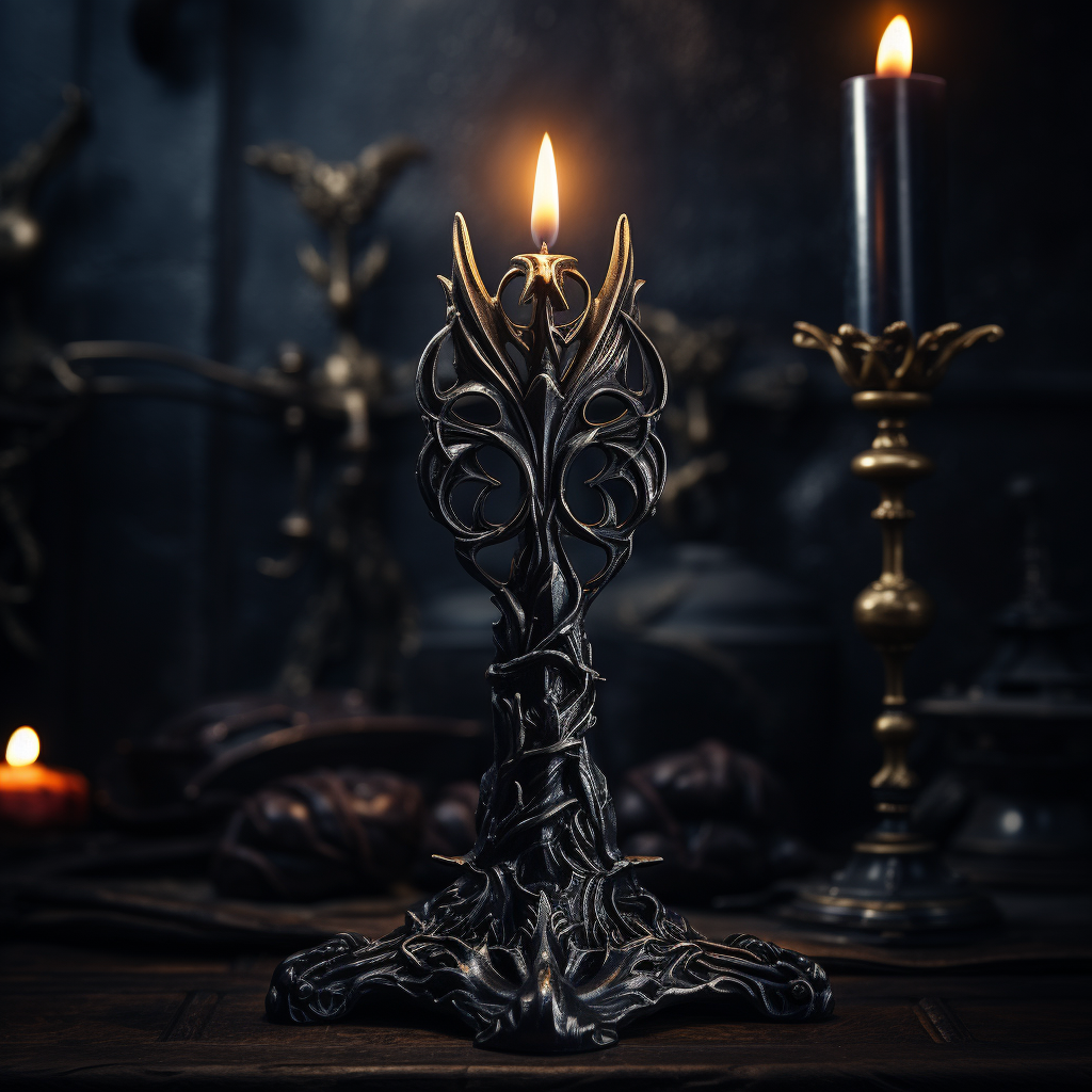 Dark Candlestick Ornamentic