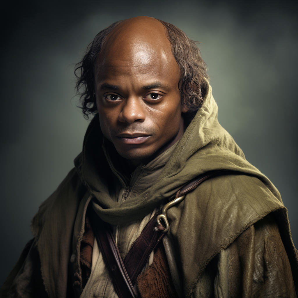 Dave Chappelle as Frodo Baggins in The Hobbit