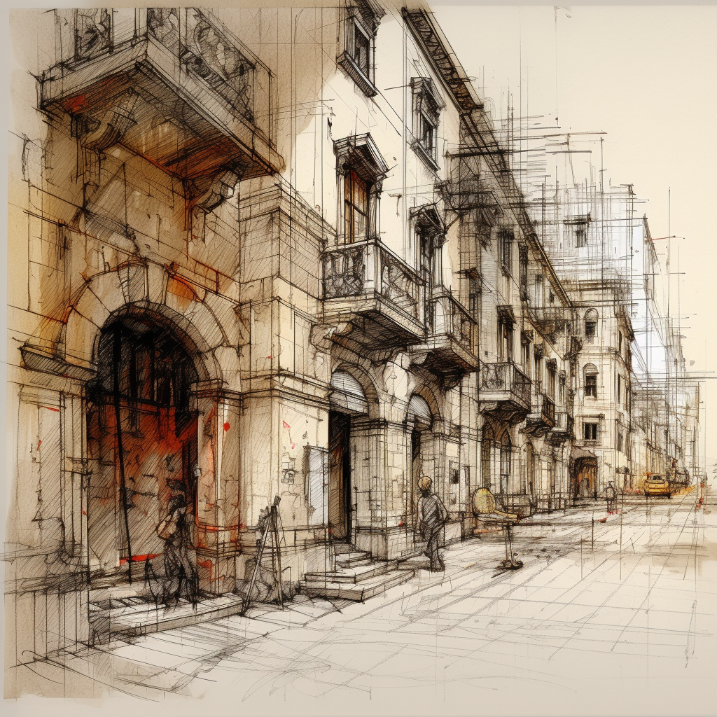 Davinci Sketch Streetview Unfinished Look