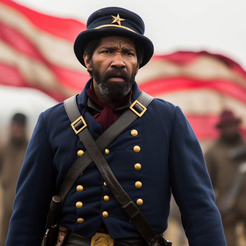 Union Army Soldier Denzel Washington