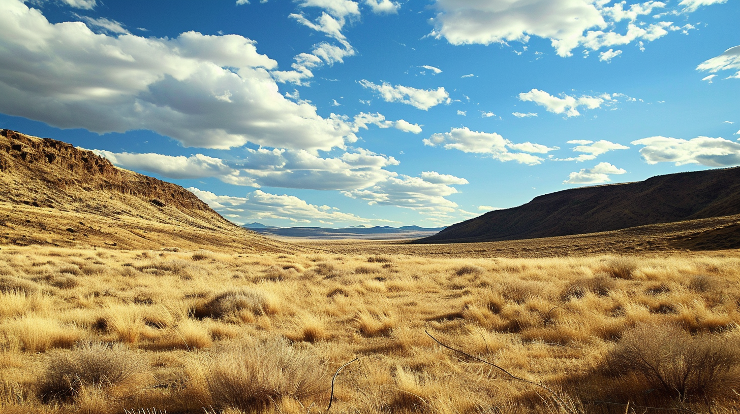 Beautiful Desertic Empty Landscape View