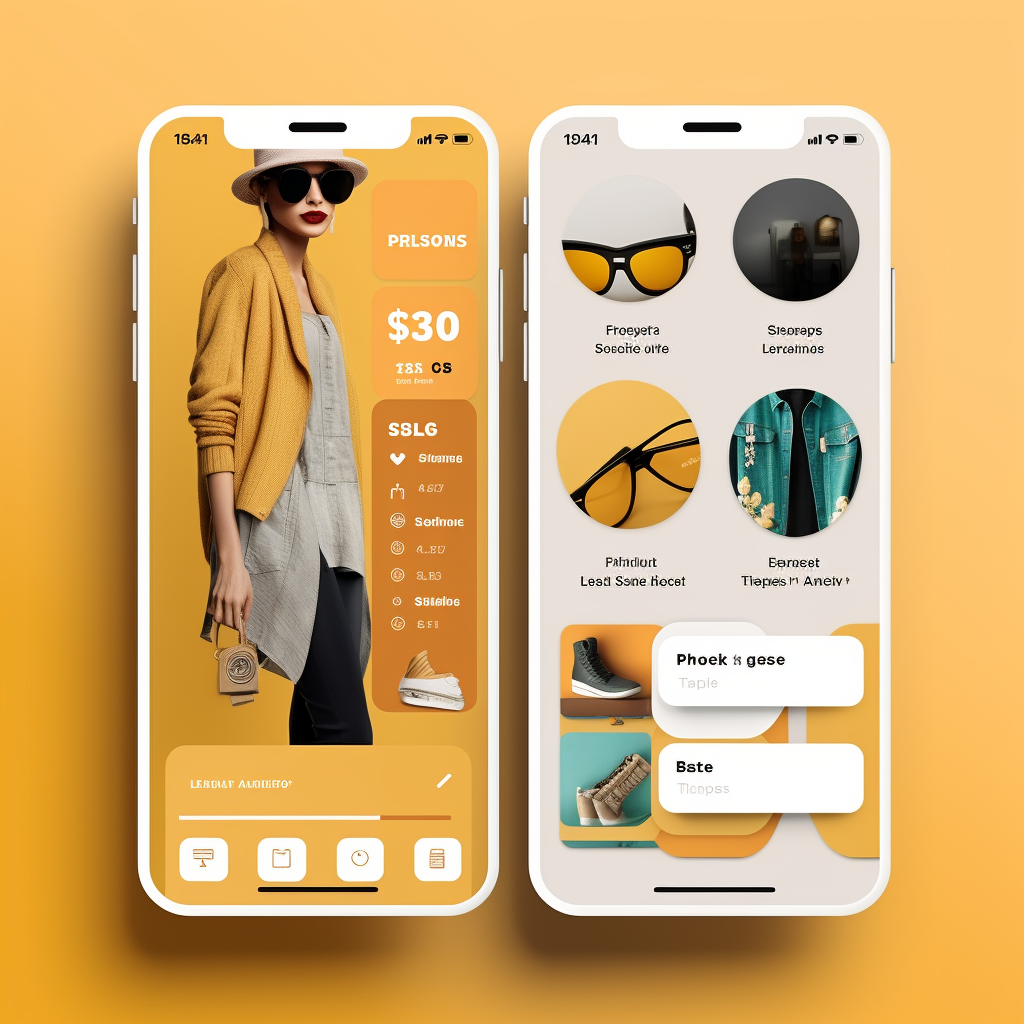 Shopping Mobile App Fashion Products