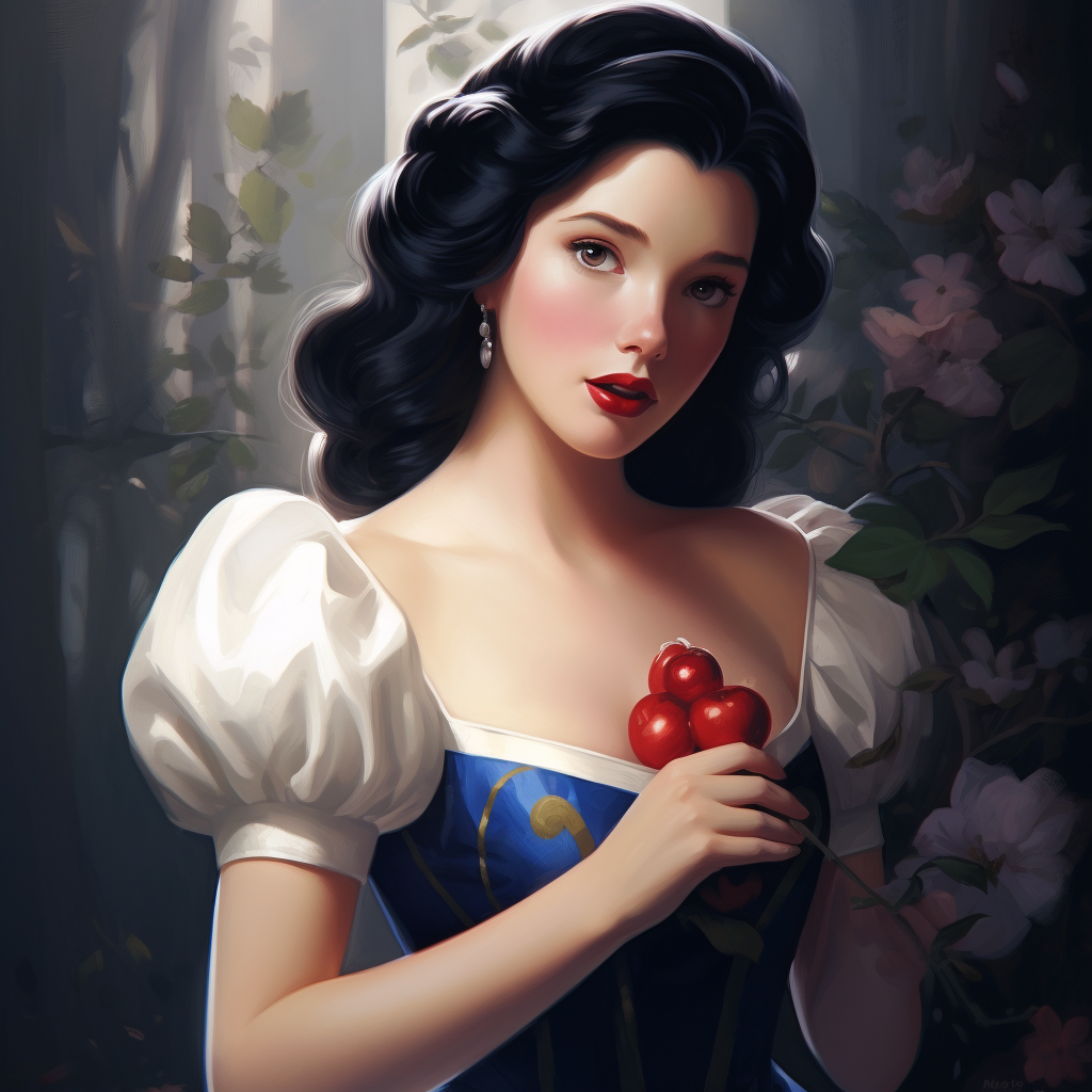 Snow White in her whitest form