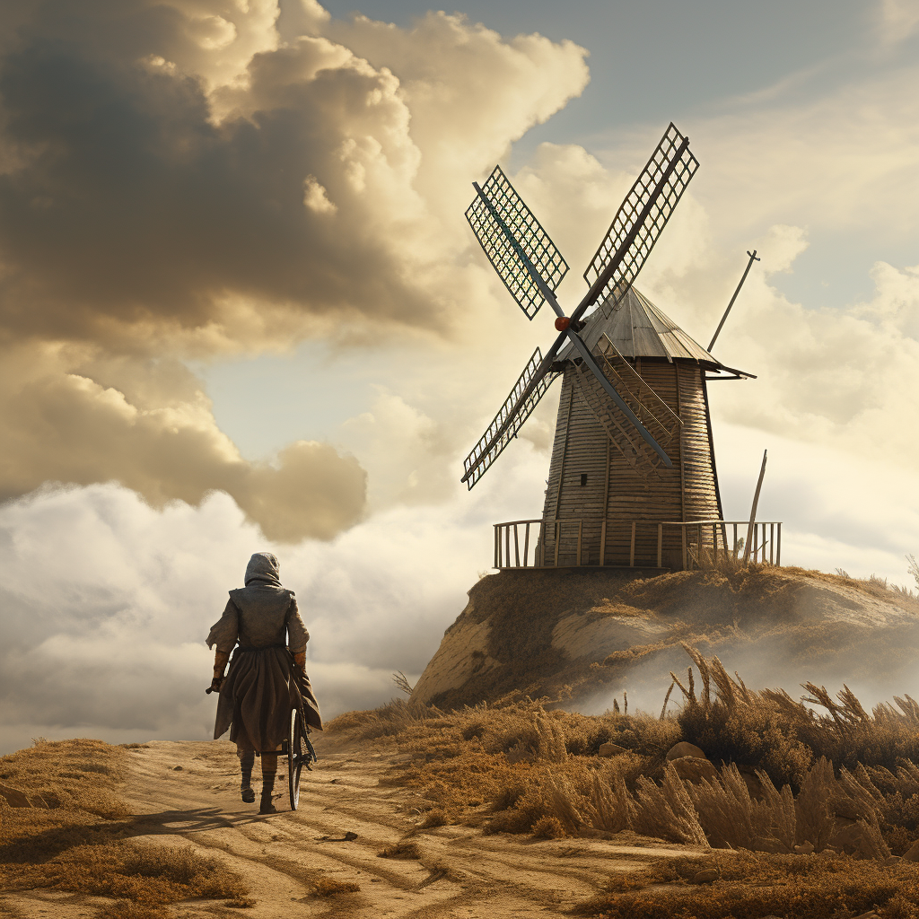 Inspiring Don Quijote Keep Going Image