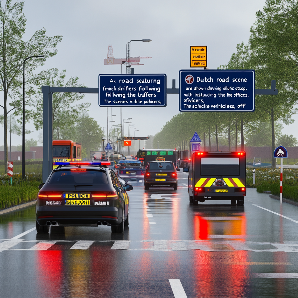 Dutch Road Traffic Police Stop