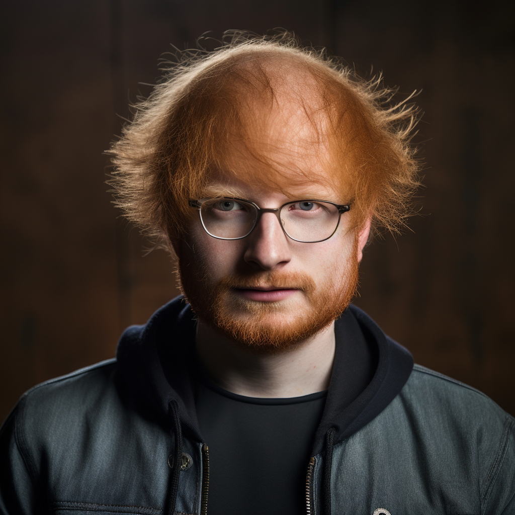 Ed Sheeran rocking a bold new look