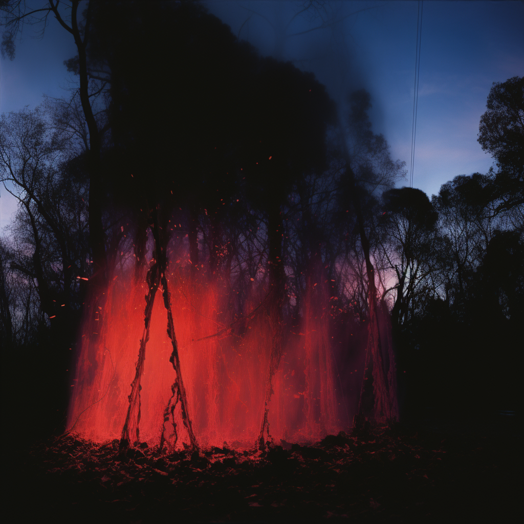 Dark, brooding Tim Hecker album cover