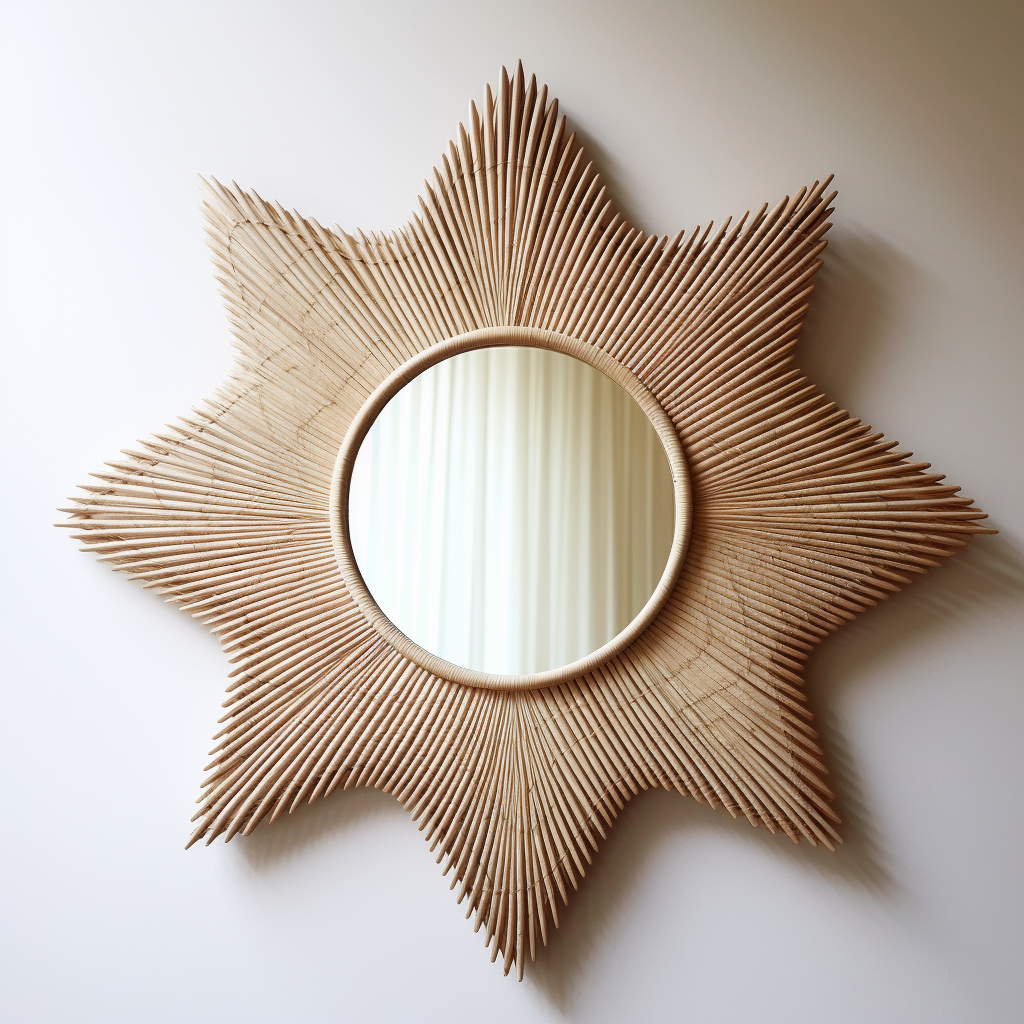 Egyptian Raffia Maadili Mirror Piece Design