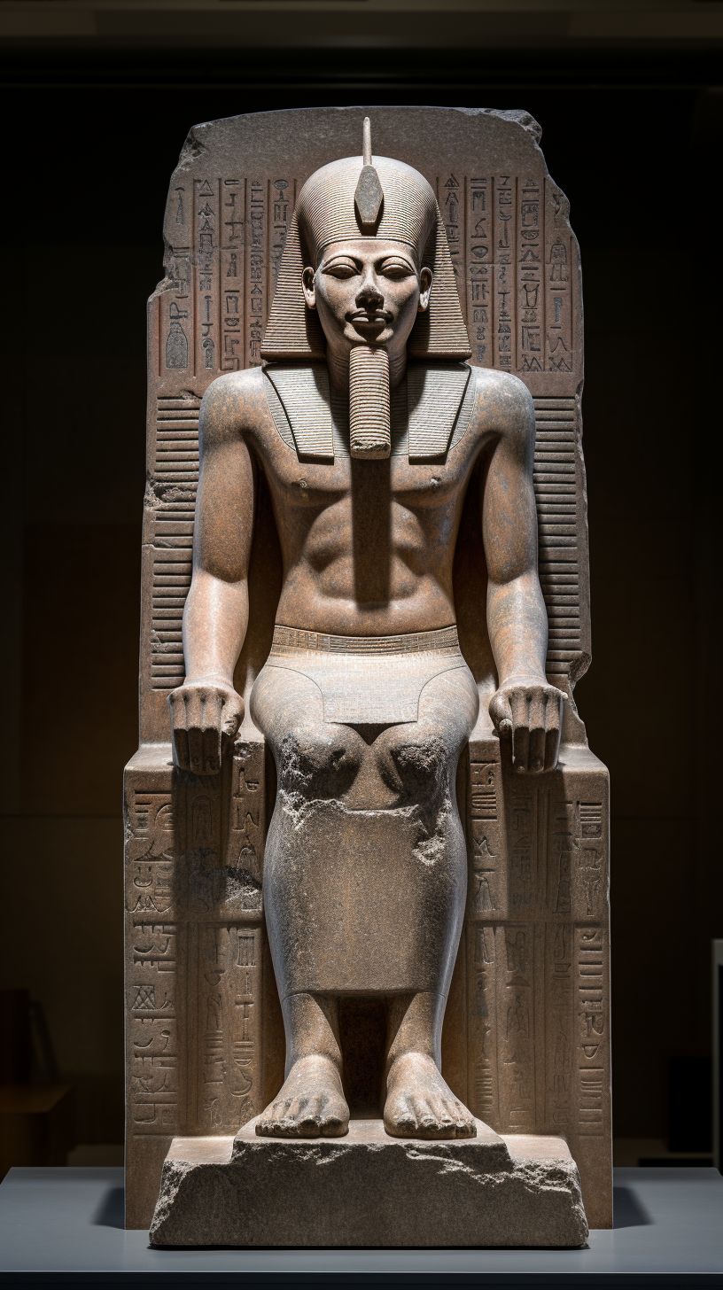 Hatshepsut taking the Egyptian throne