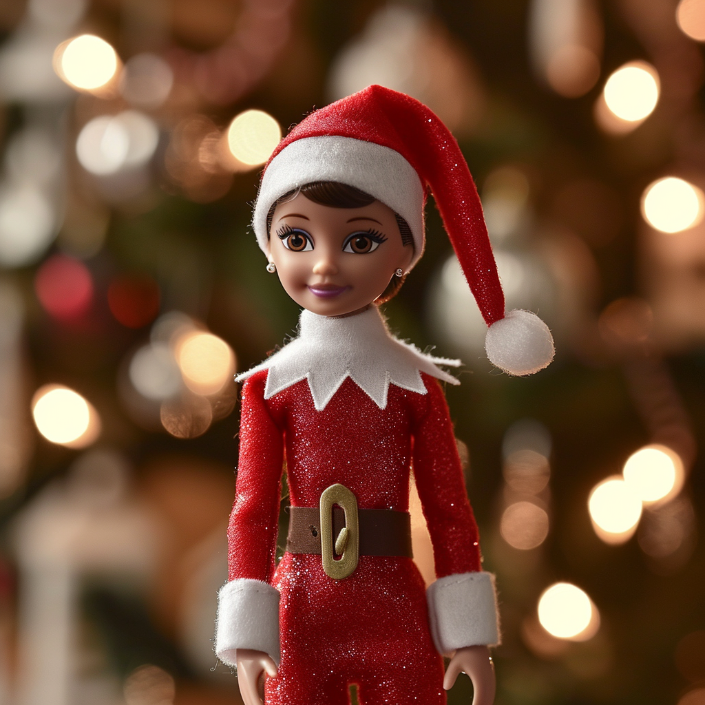 Cute Elf on the Shelf Barbie Doll