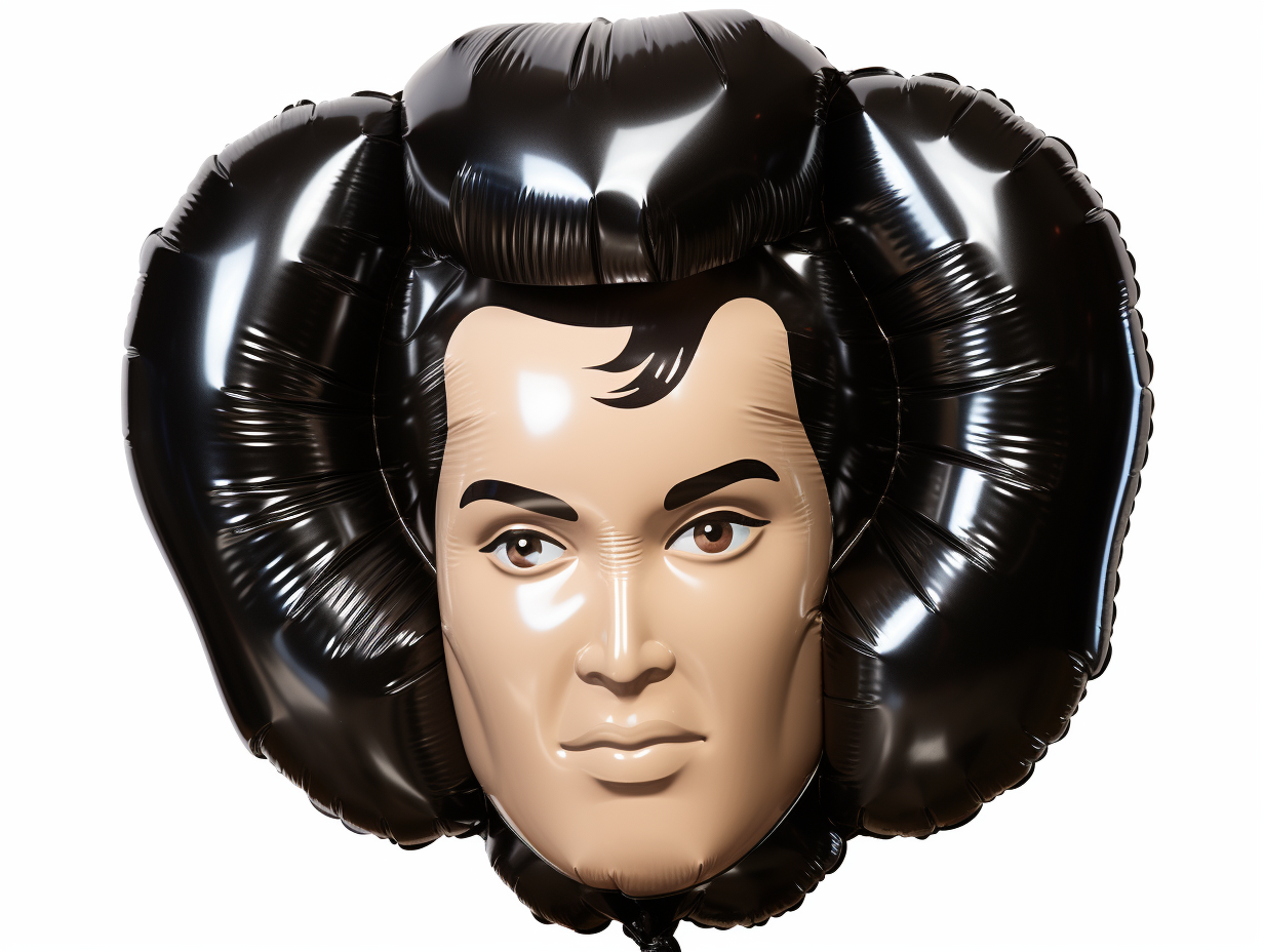 Inflatable Elvis Presley head balloon