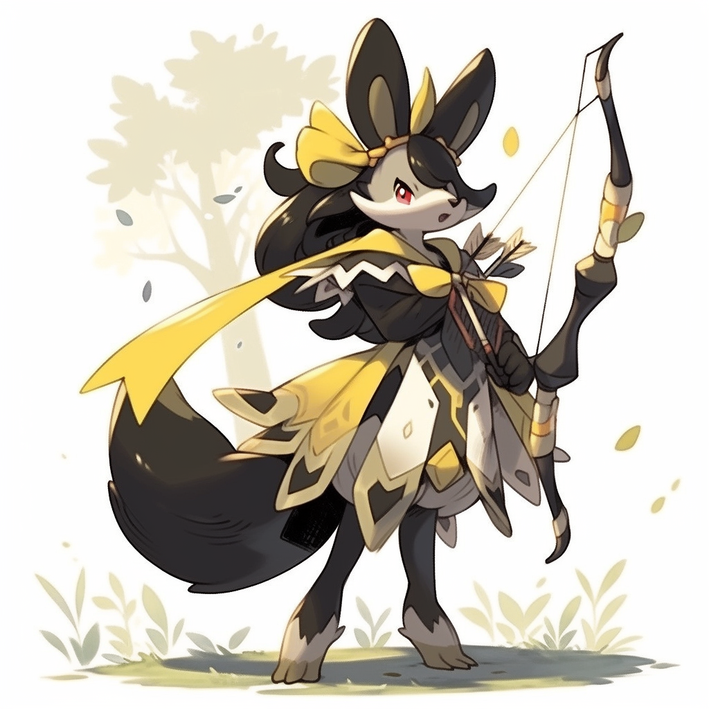 Emolga as an Archer