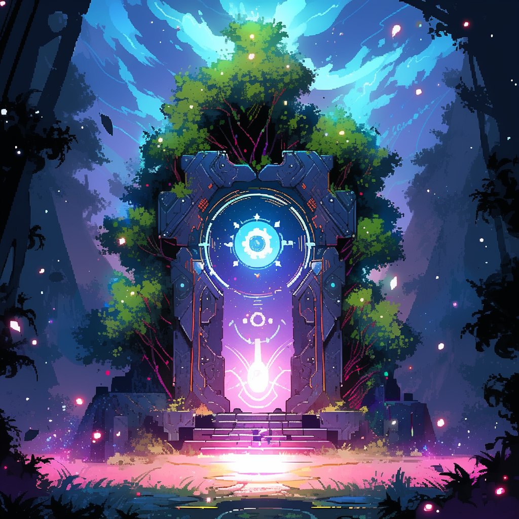 Enchanting portal to a mystical realm