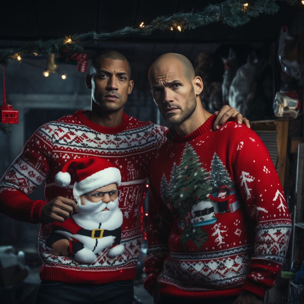 Fast and Furious Characters in Christmas Jumpers