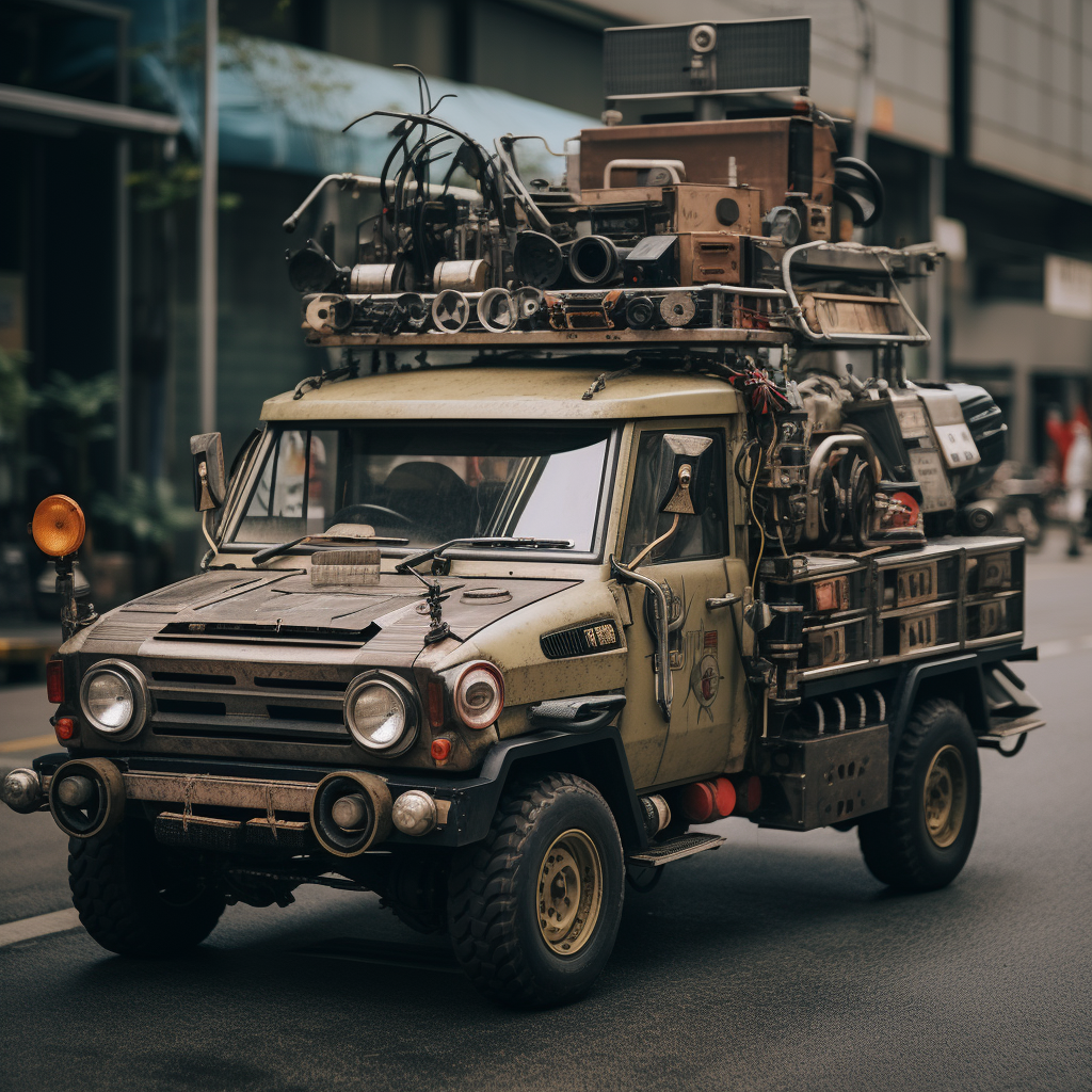 Kei Truck Cockpit