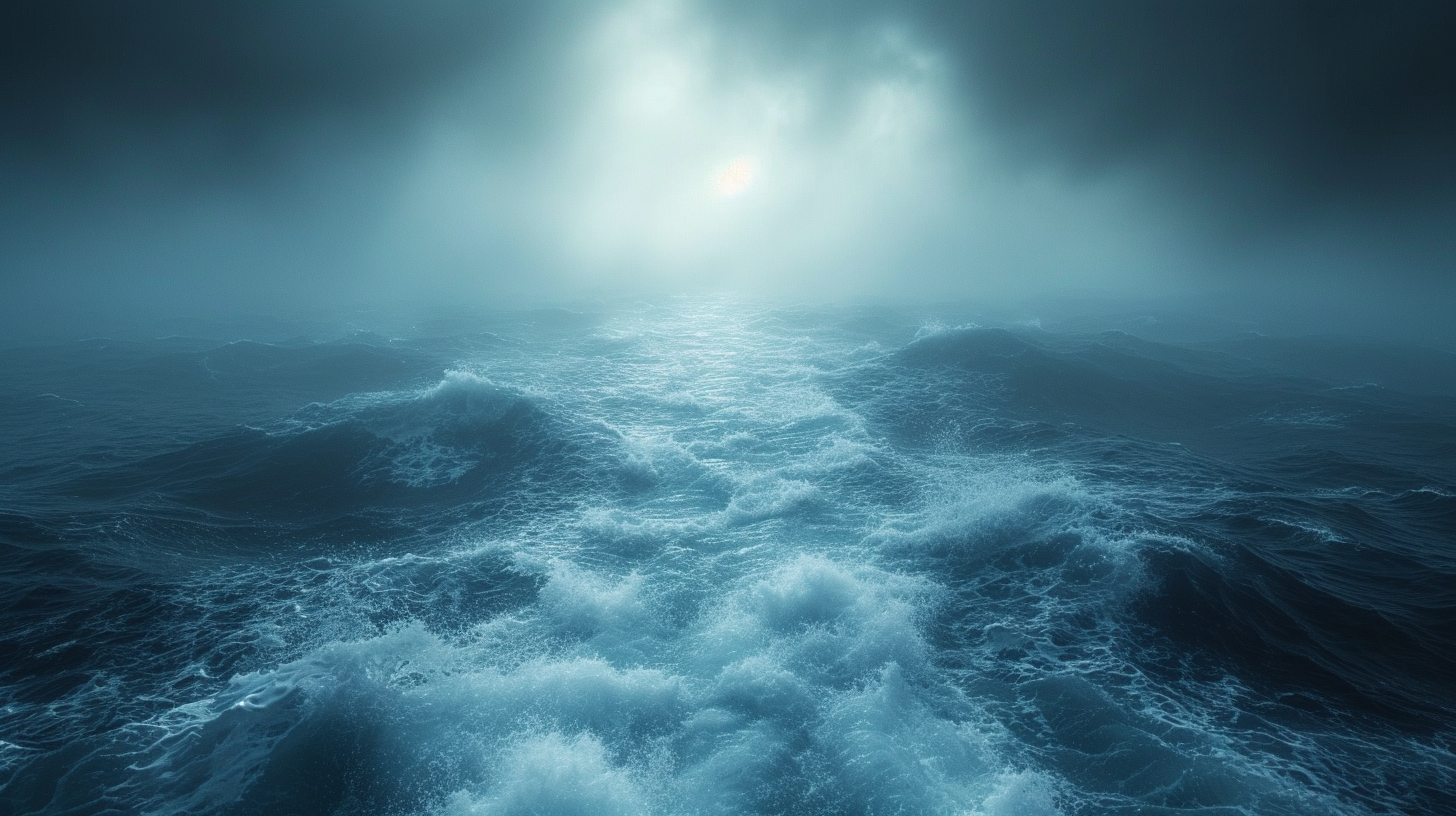 Foggy sea in high definition