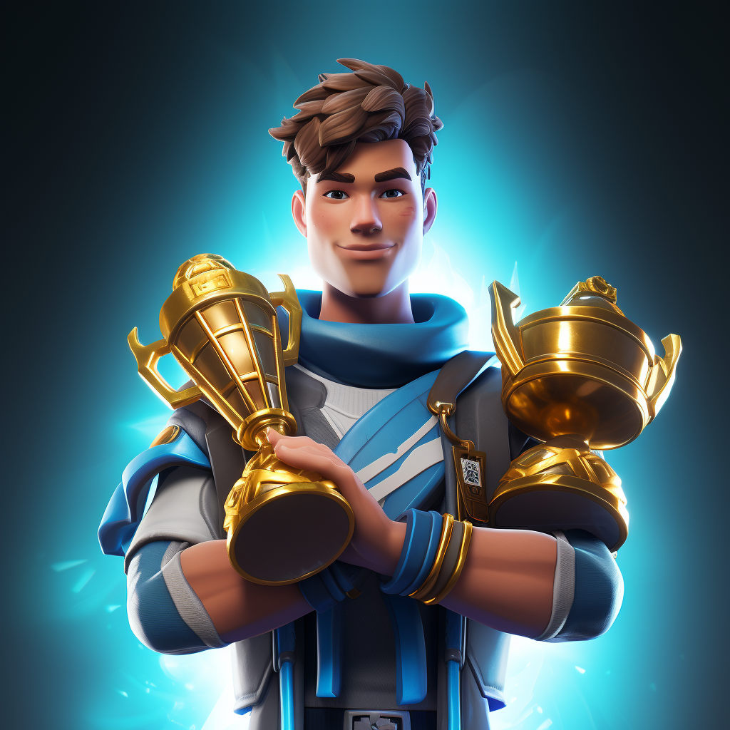 Image of the new Fortnite champion