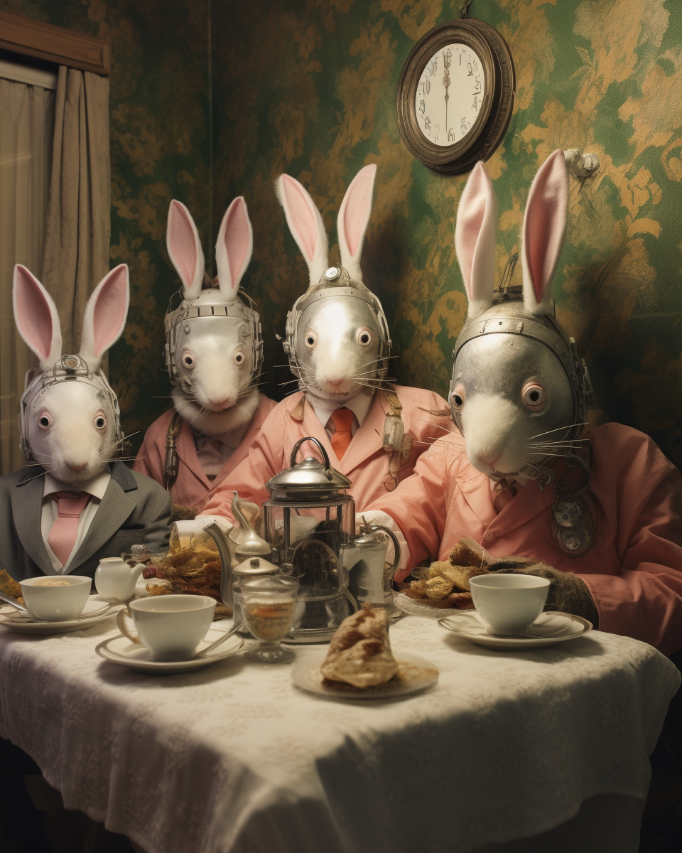 Image of Bizarre Tea Party Rabbit Men